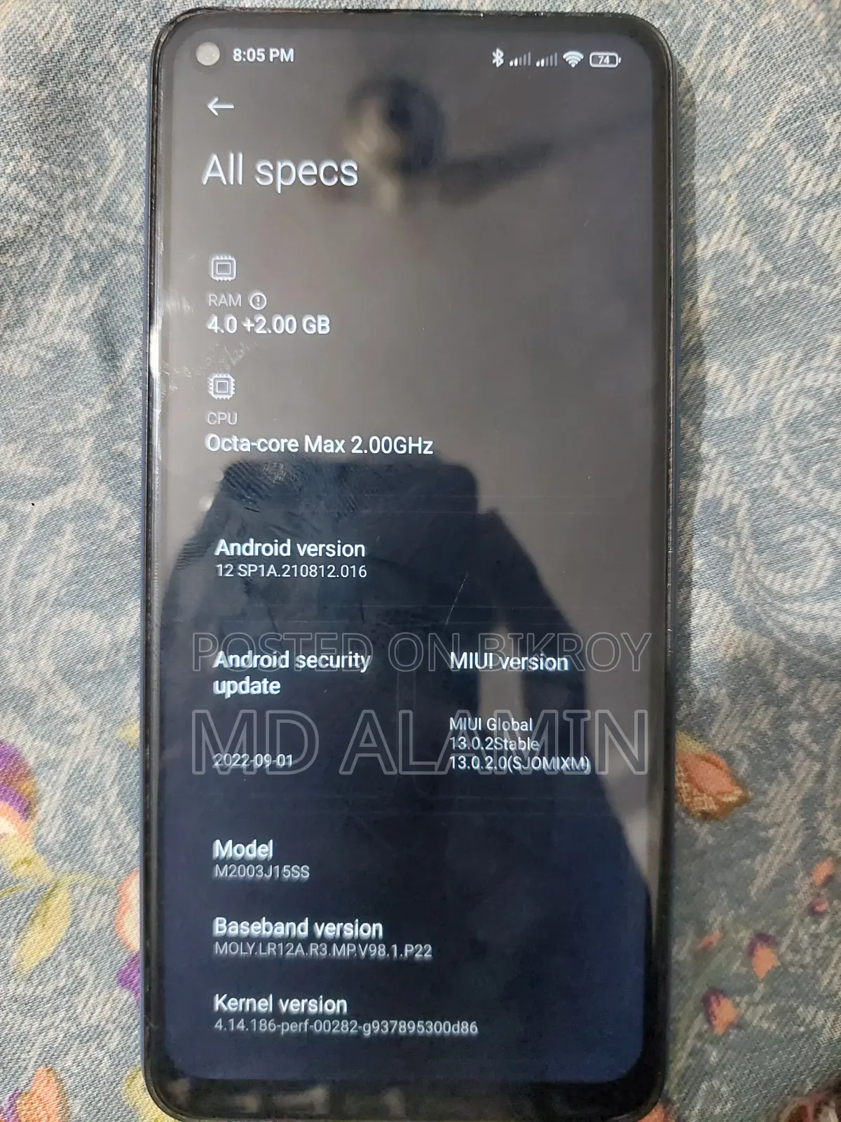 Xiaomi Redmi Note 9 128 GB Blue