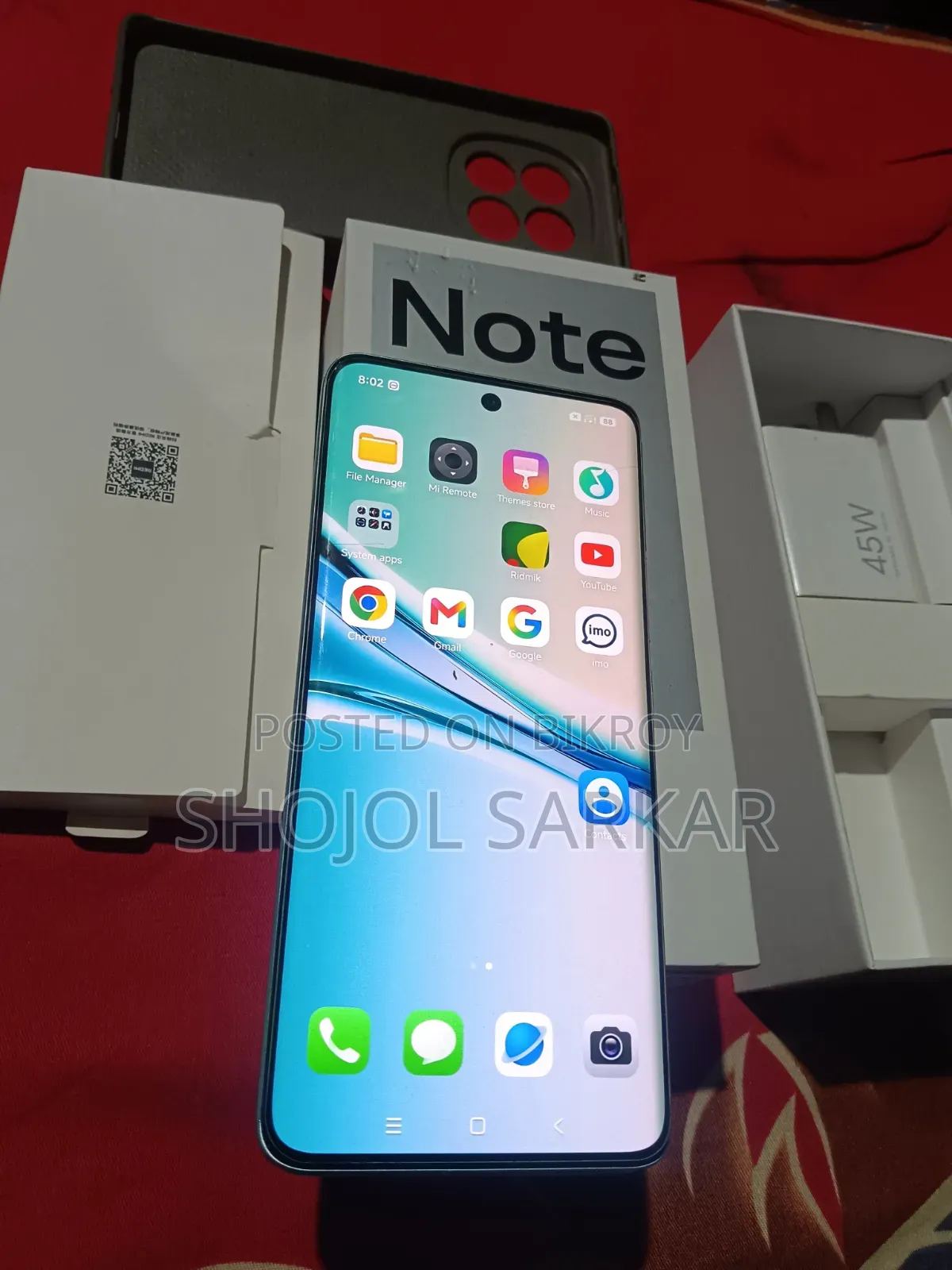 New Xiaomi Redmi Note 15 128 GB Red