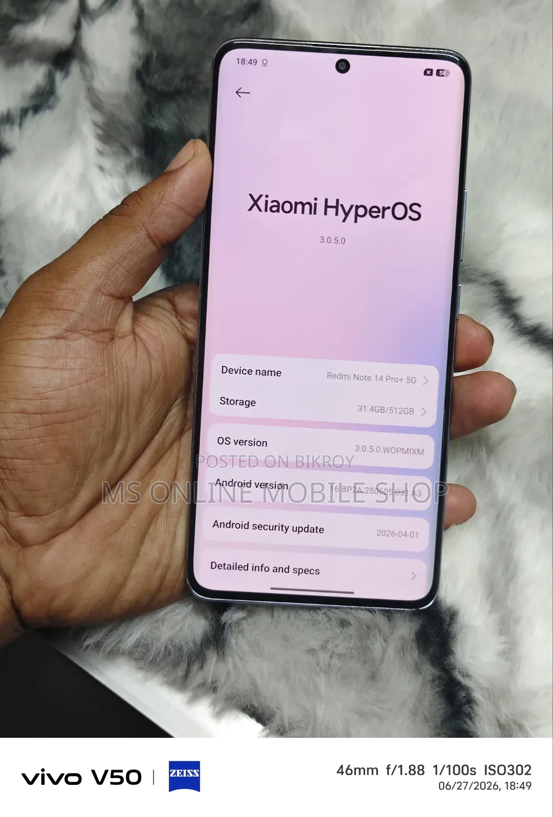 New Xiaomi Redmi Note 14 Pro+ 5G 512 GB White