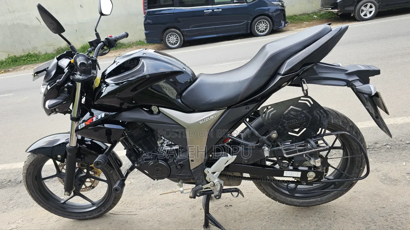 New Suzuki Gixxer Monotone 2024 Black