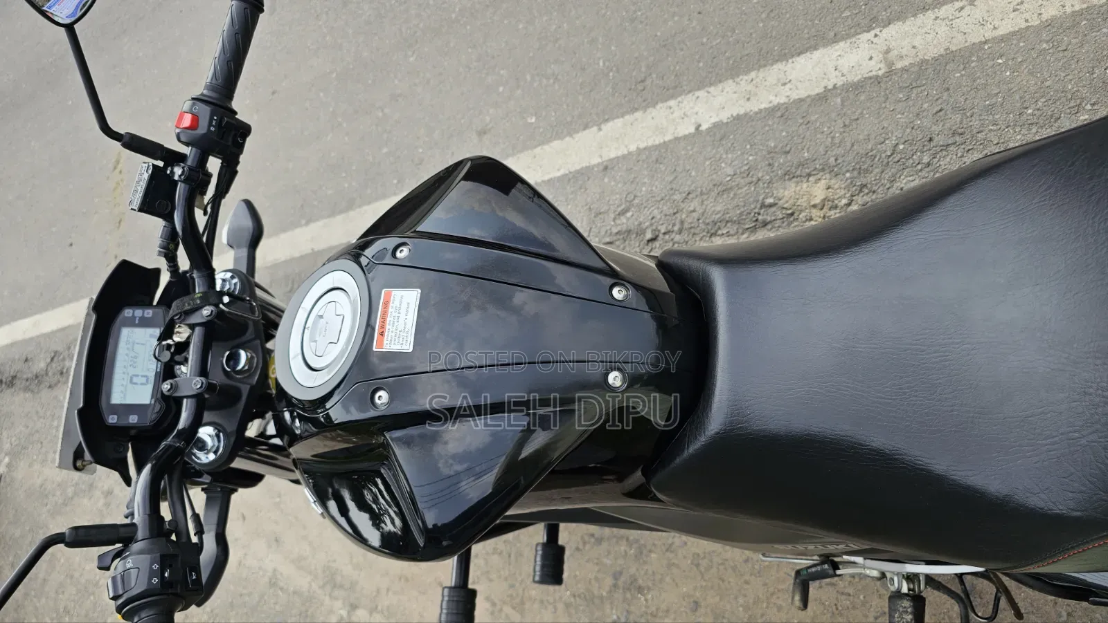 New Suzuki Gixxer Monotone 2024 Black