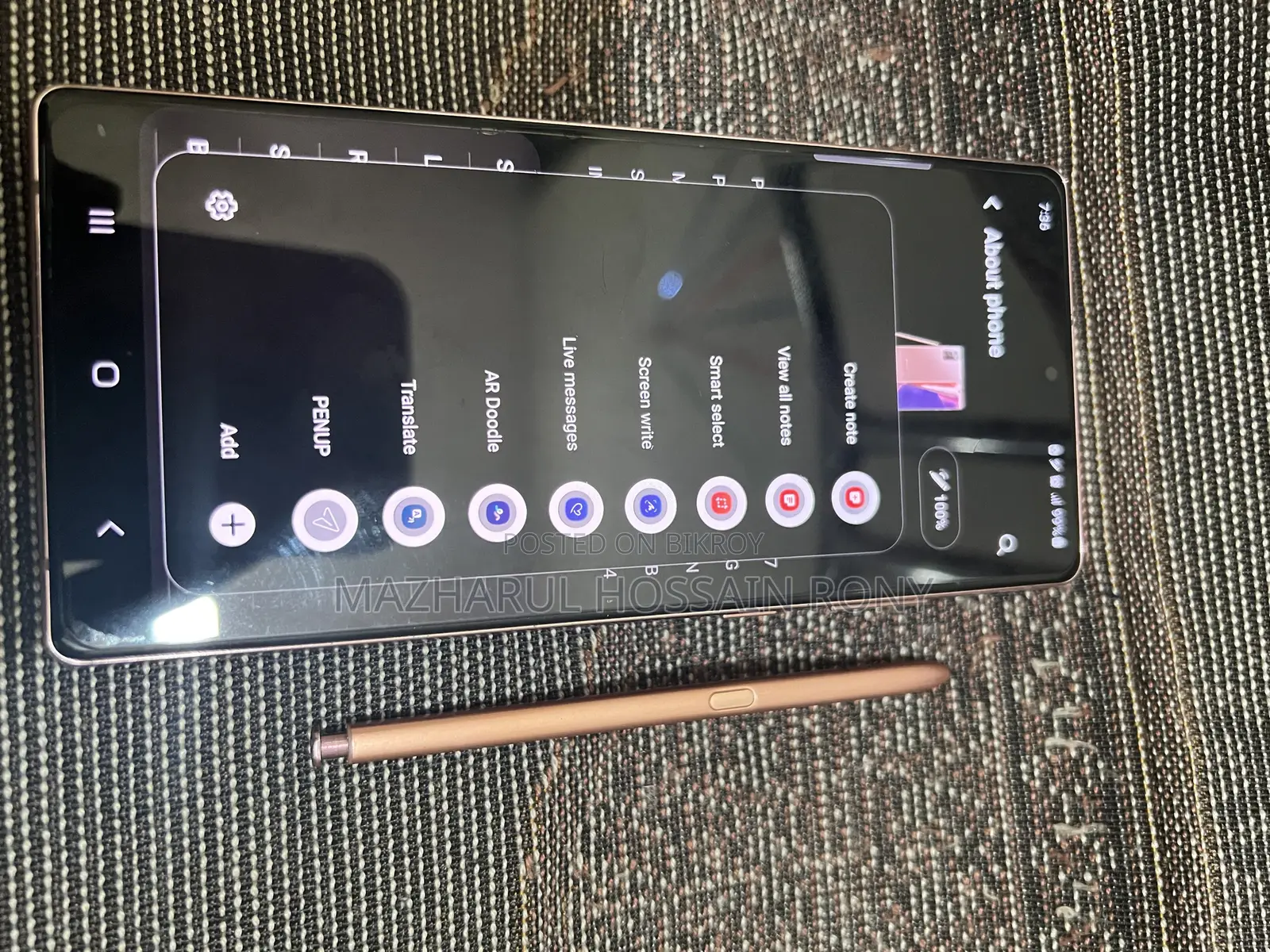 Samsung Galaxy Note 20 256 GB Gold