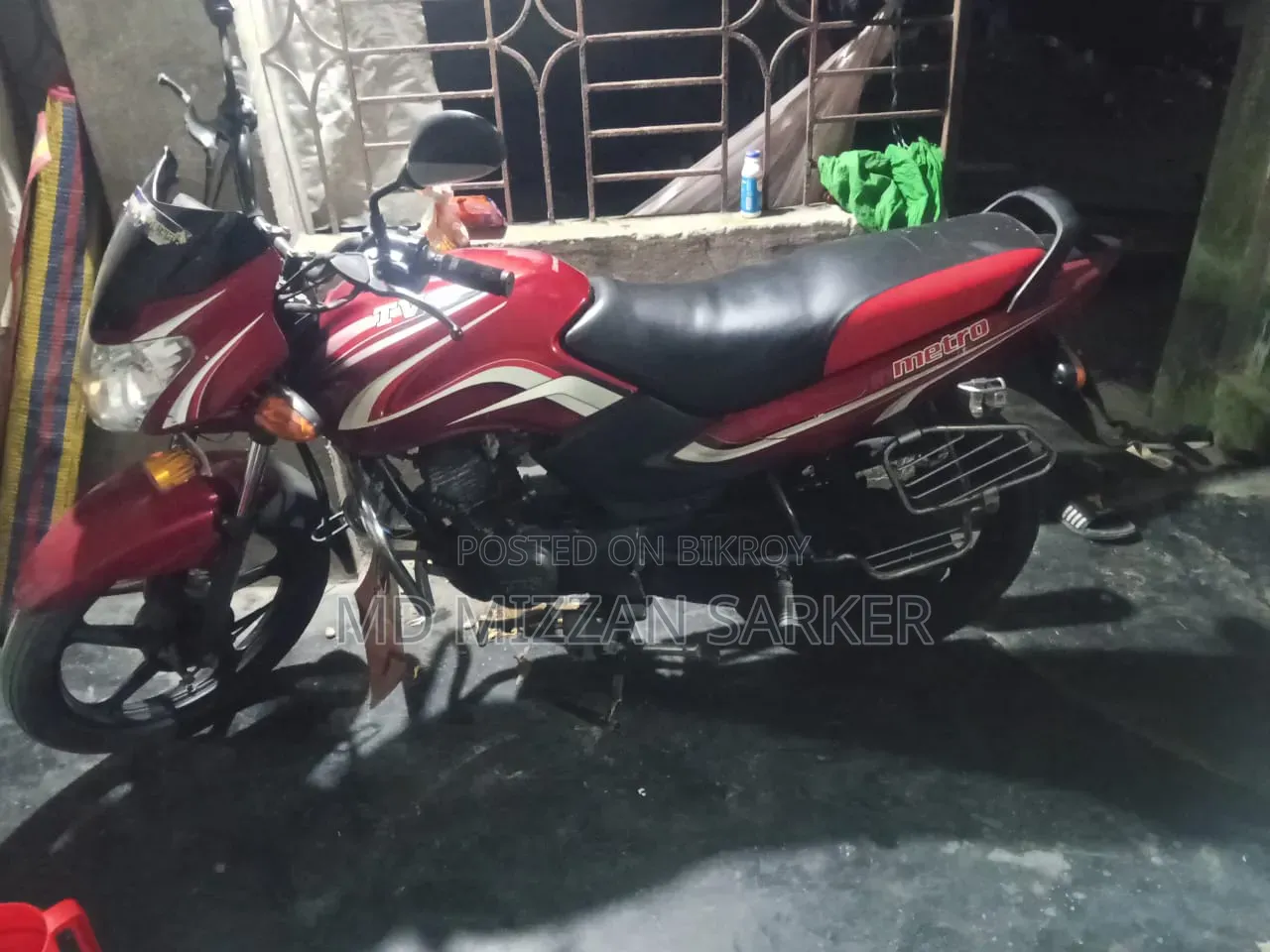 TVS Metro 2015 Red