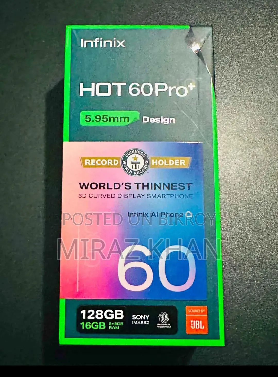 New Infinix Hot 60 Pro+ 128 GB Pink