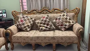 Royal Victorian Segun Wooden Sofa Set for Sale (3,2,2 =7seater)
