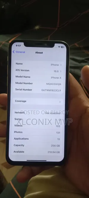 Apple iPhone X 256 GB Rose Gold