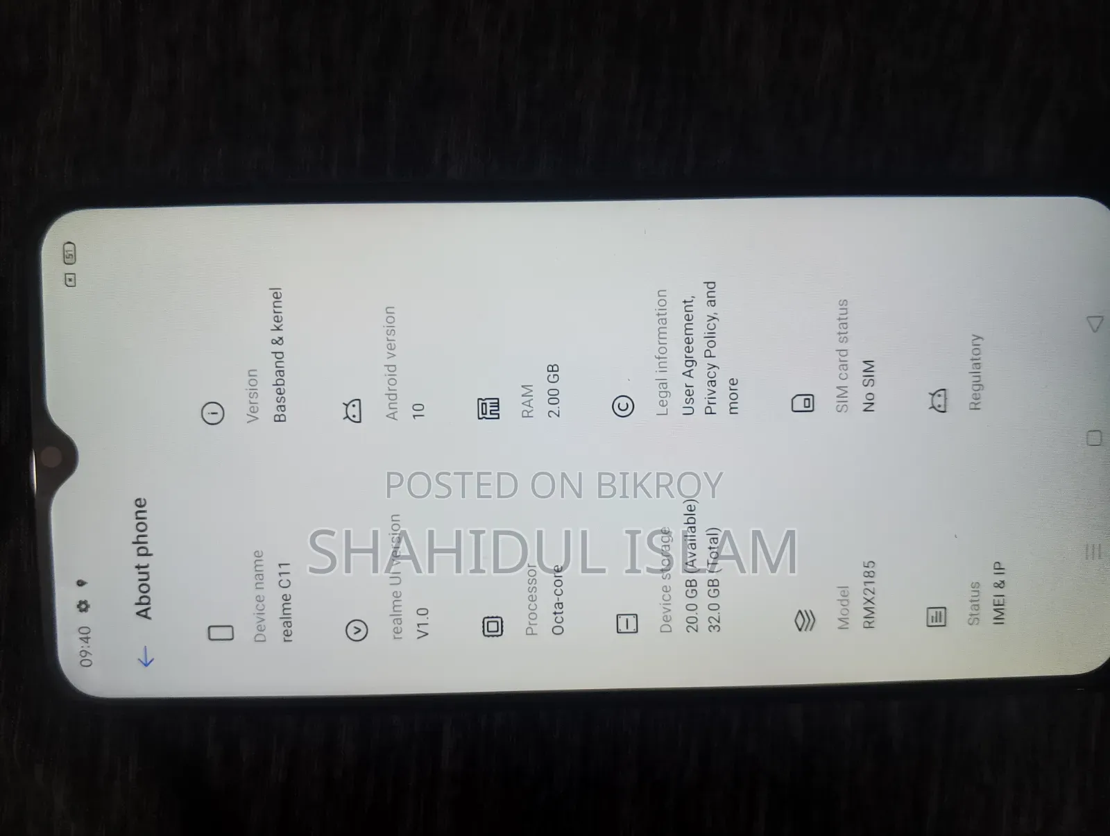 Realme C11 32 GB Green