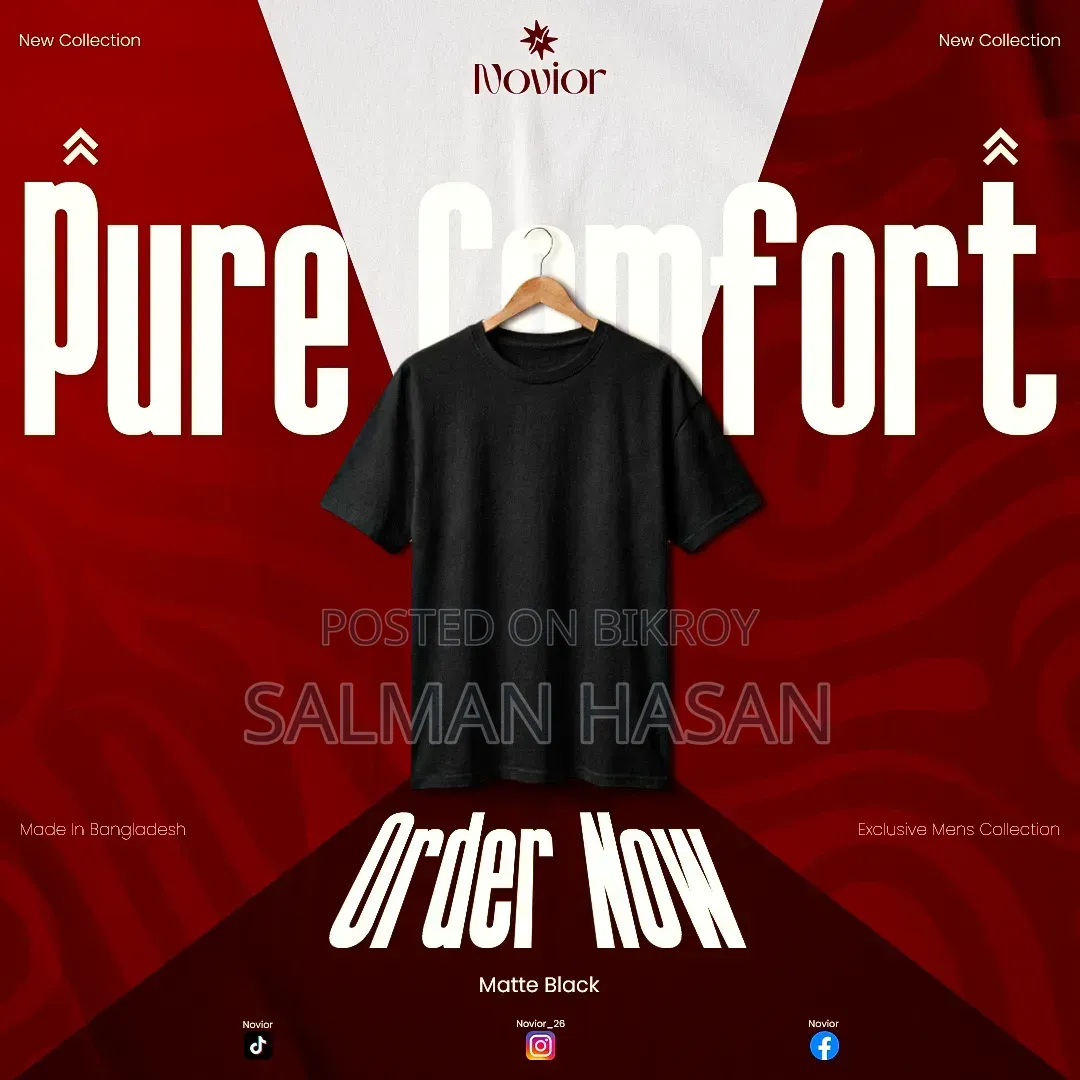 100% Cotton Premium Quality T-Shirt