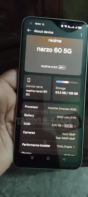Realme Narzo 60 128 GB Orange