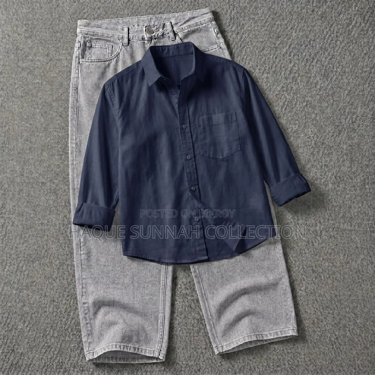 Oxford Shirt and Baggy Jeans