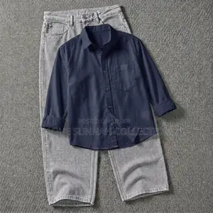 Oxford Shirt and Baggy Jeans