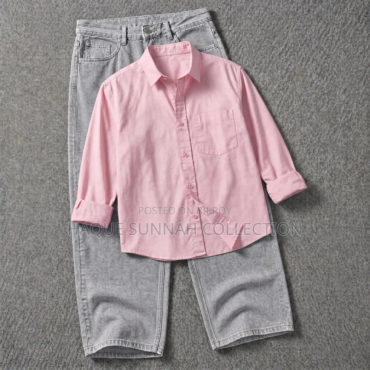 Oxford Shirt and Baggy Jeans