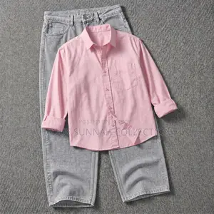 Oxford Shirt and Baggy Jeans