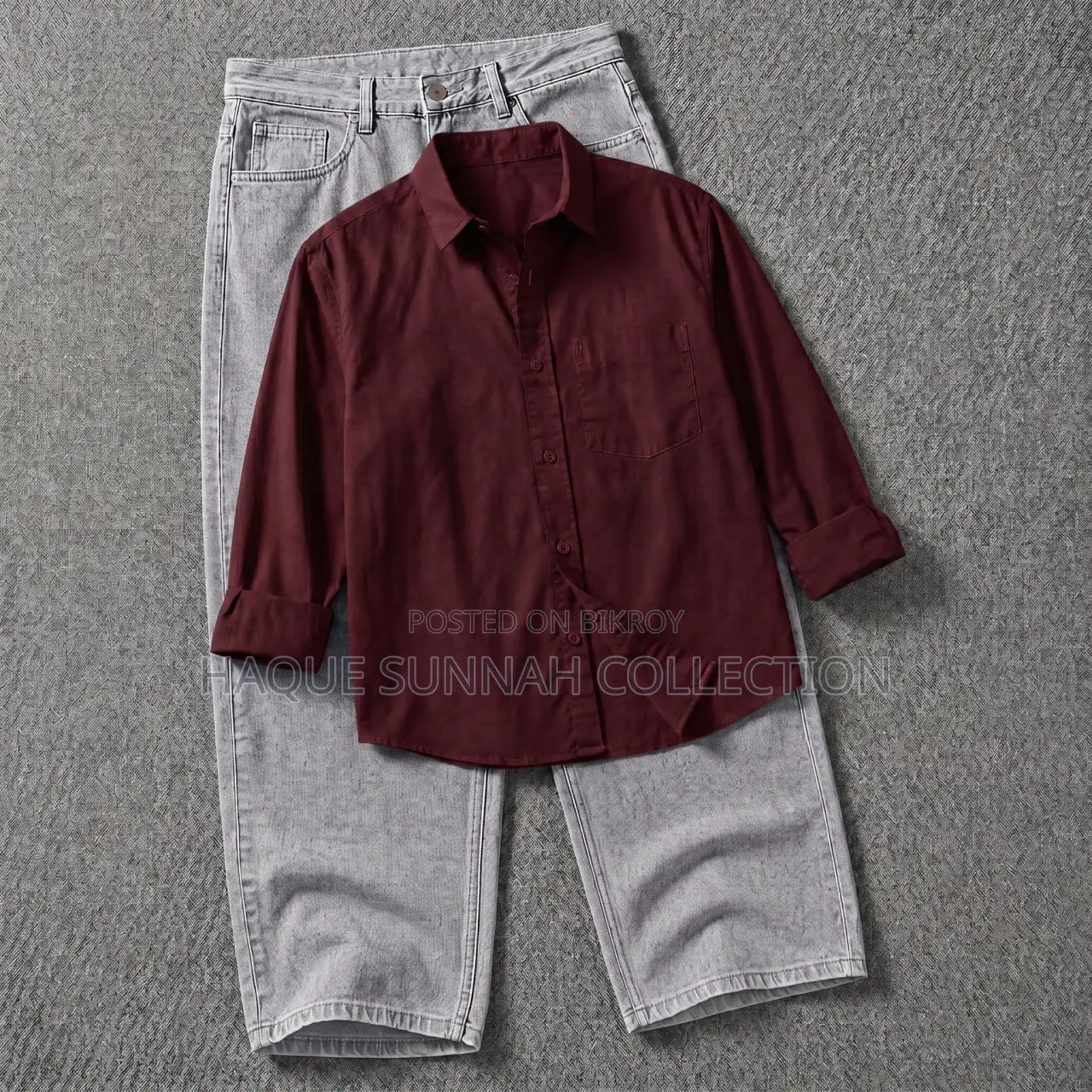 Oxford Shirt and Baggy Jeans