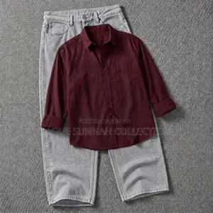 Oxford Shirt and Baggy Jeans