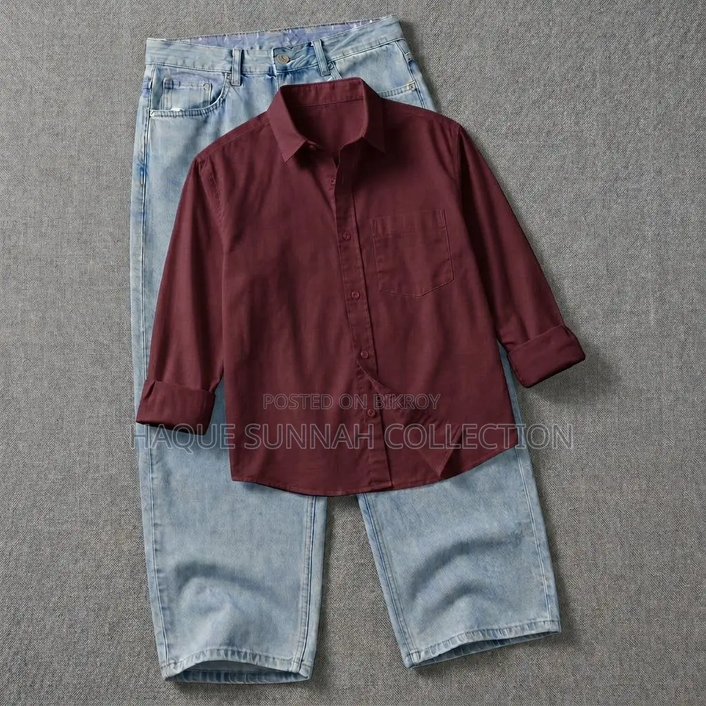 Oxford Shirt and Baggy Jeans