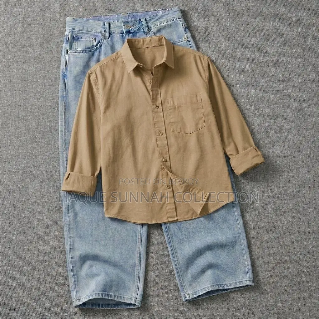 Oxford Shirt and Baggy Jeans