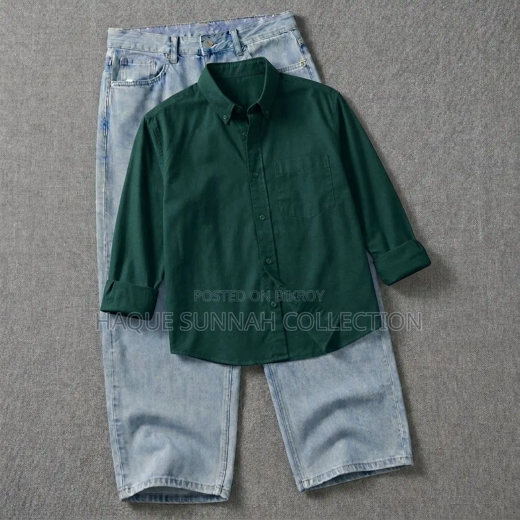 Oxford Shirt and Baggy Jeans