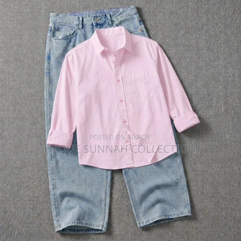 Oxford Shirt and Baggy Jeans