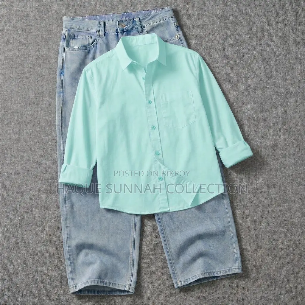 Oxford Shirt and Baggy Jeans