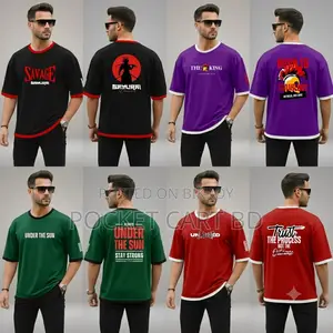 Stylish 4pc Combo Drop Shoulder T-Shirt Pack