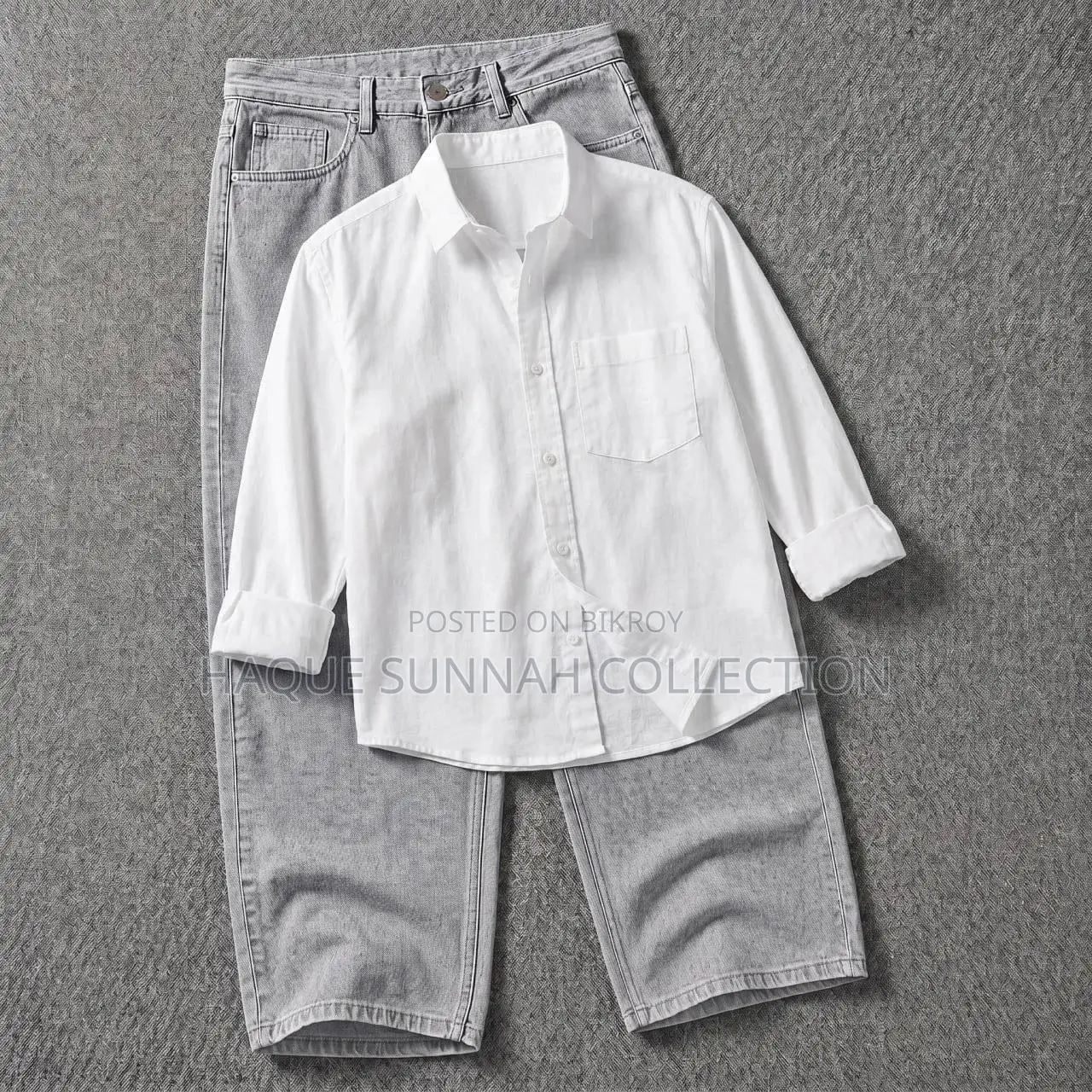 Oxford Shirt and Baggy Jeans