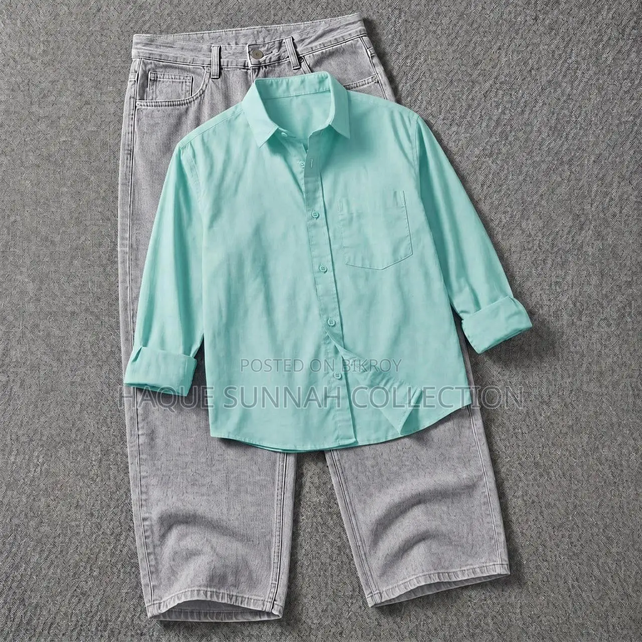Oxford Shirt and Baggy Jeans
