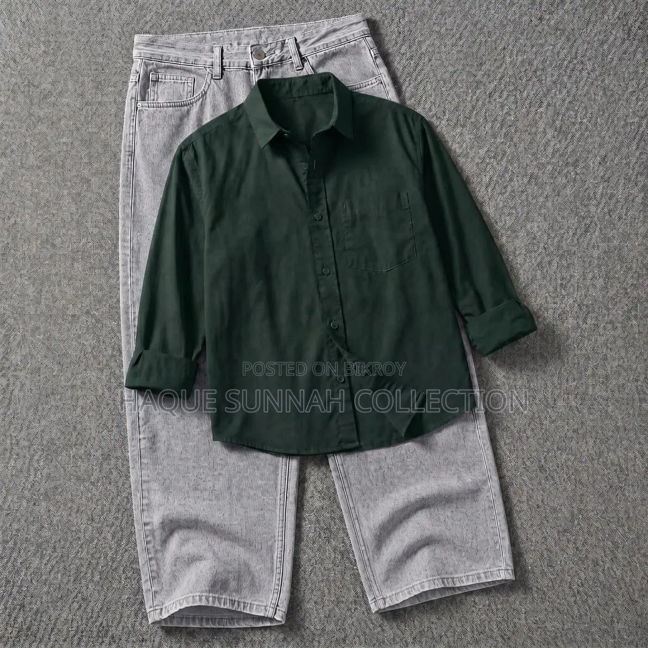 Oxford Shirt and Baggy Jeans