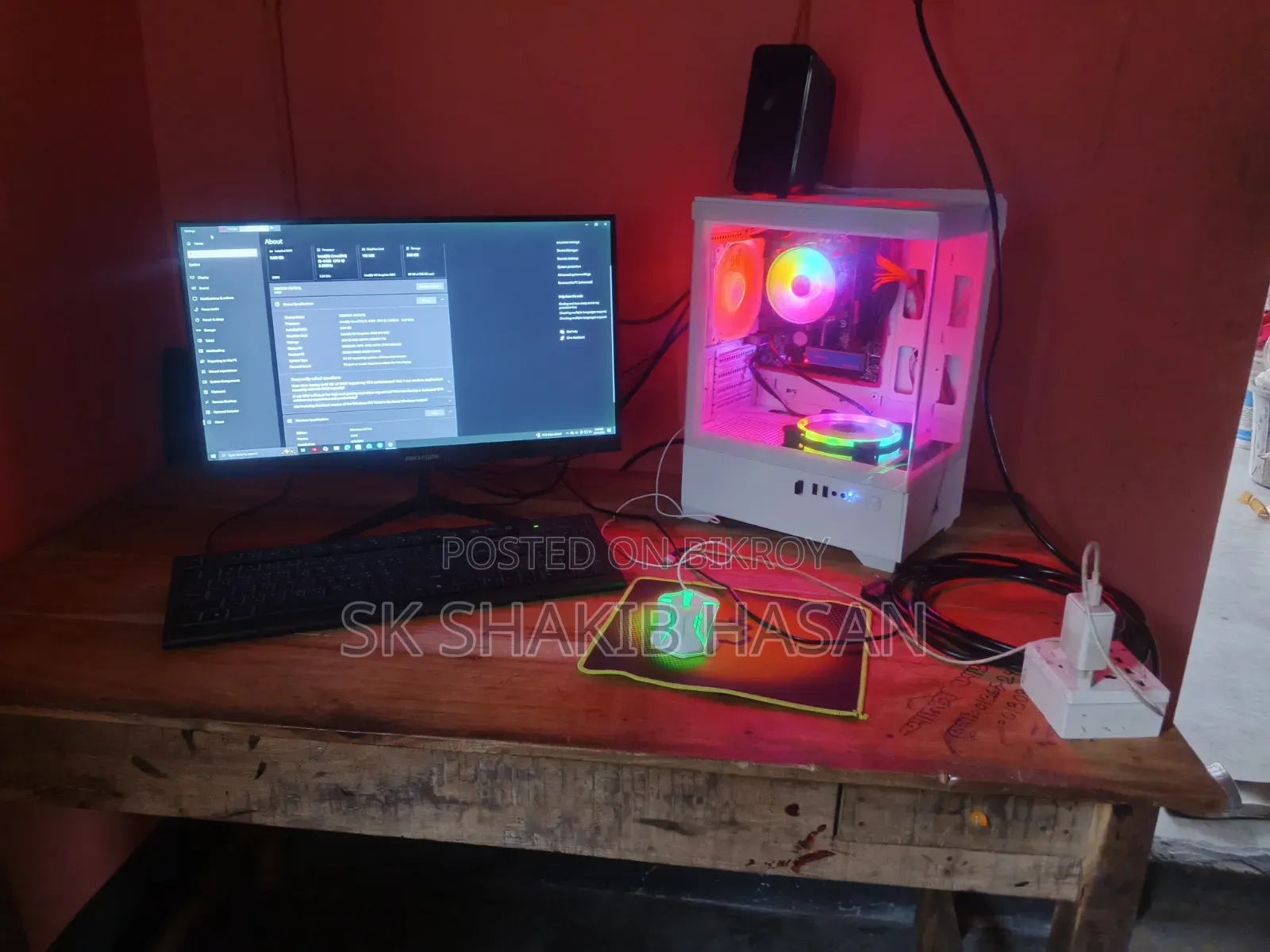 Desktop Computer 8GB Intel Core I5 SSD 250GB