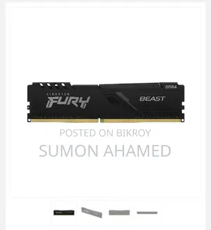 Kingston Fury Beast 8gb Ddr4 3200mhz Desktop Ram