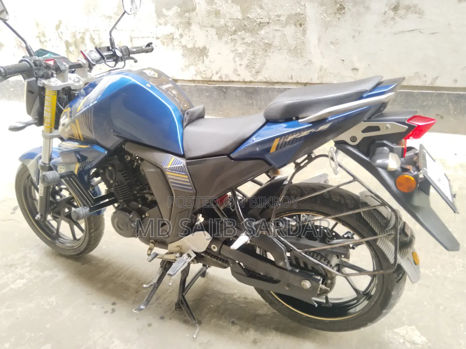 New Yamaha FZ 2024 Blue