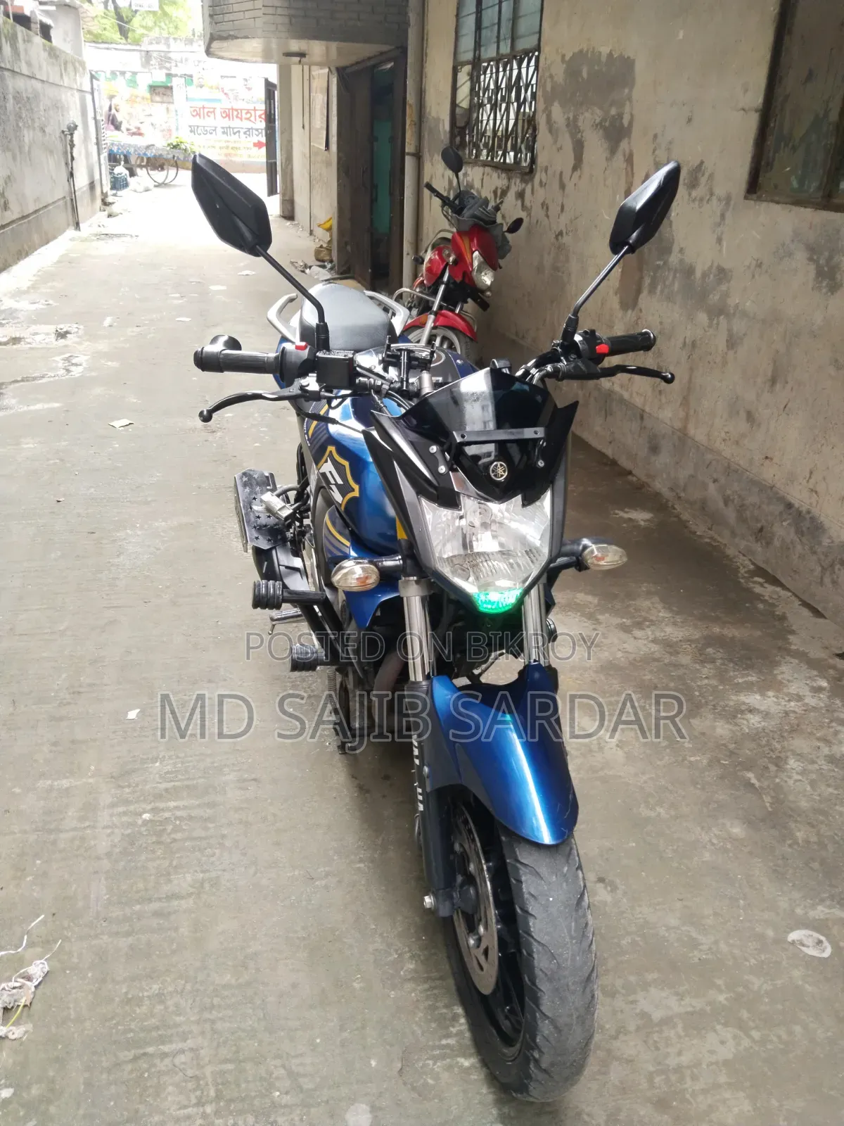 New Yamaha FZ 2024 Blue