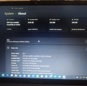 Laptop Asus Vivobook 15 8GB Intel Core 3 SSD 250GB
