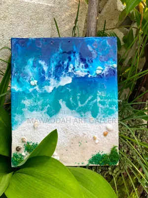 Resin Art Ocean Theme