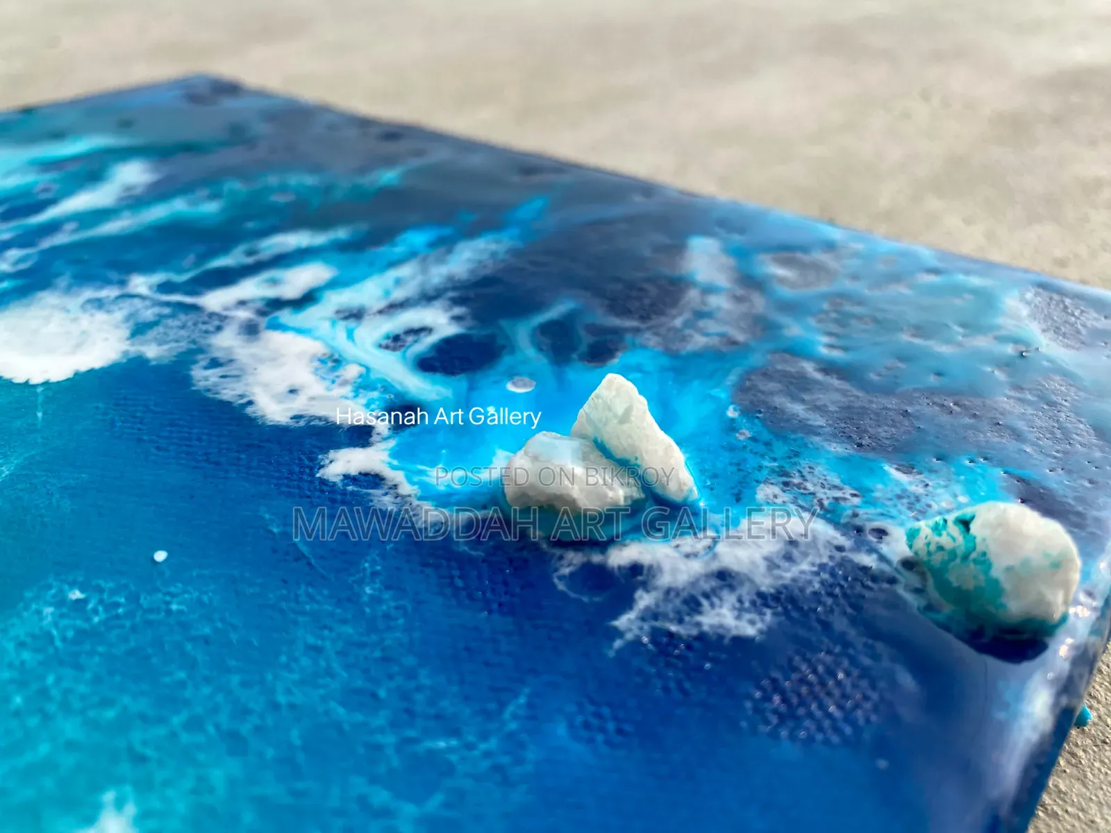 Resin Art Ocean Theme