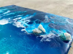 Resin Art Ocean Theme