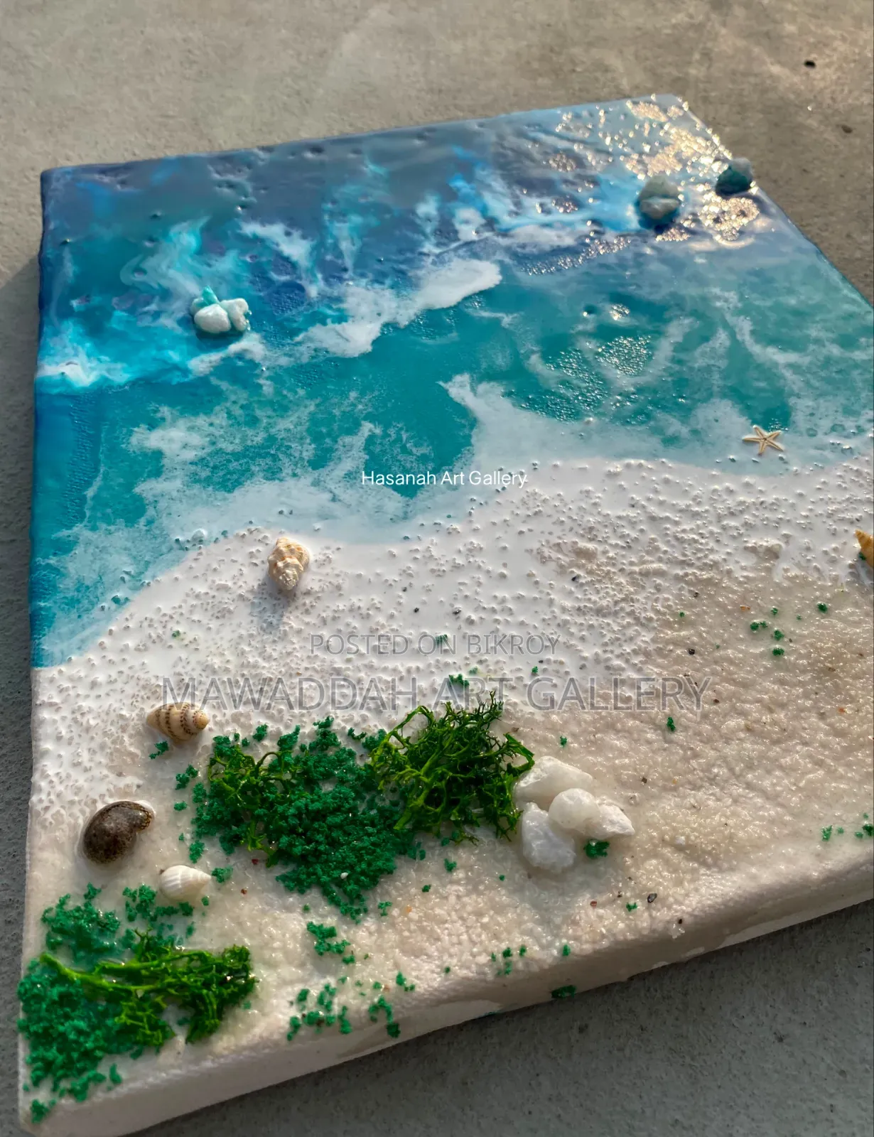 Resin Art Ocean Theme