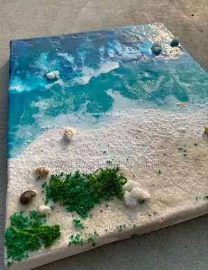 Resin Art Ocean Theme