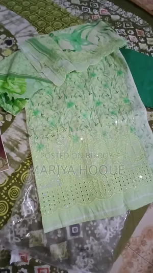 New Unstitched Mashaal Georgette Three-Piece for Sale