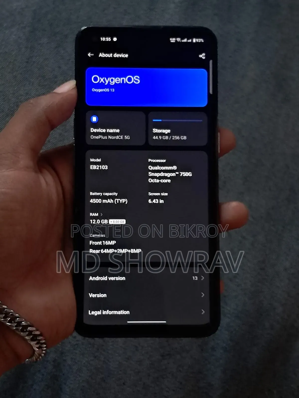 OnePlus Nord CE 5G 256 GB Black