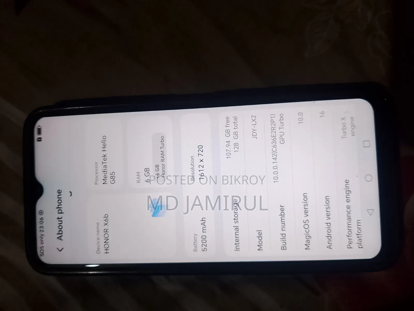Honor X6b 128 GB Blue