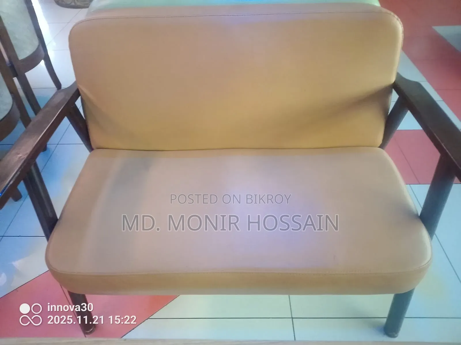 A pair of sofas and a table