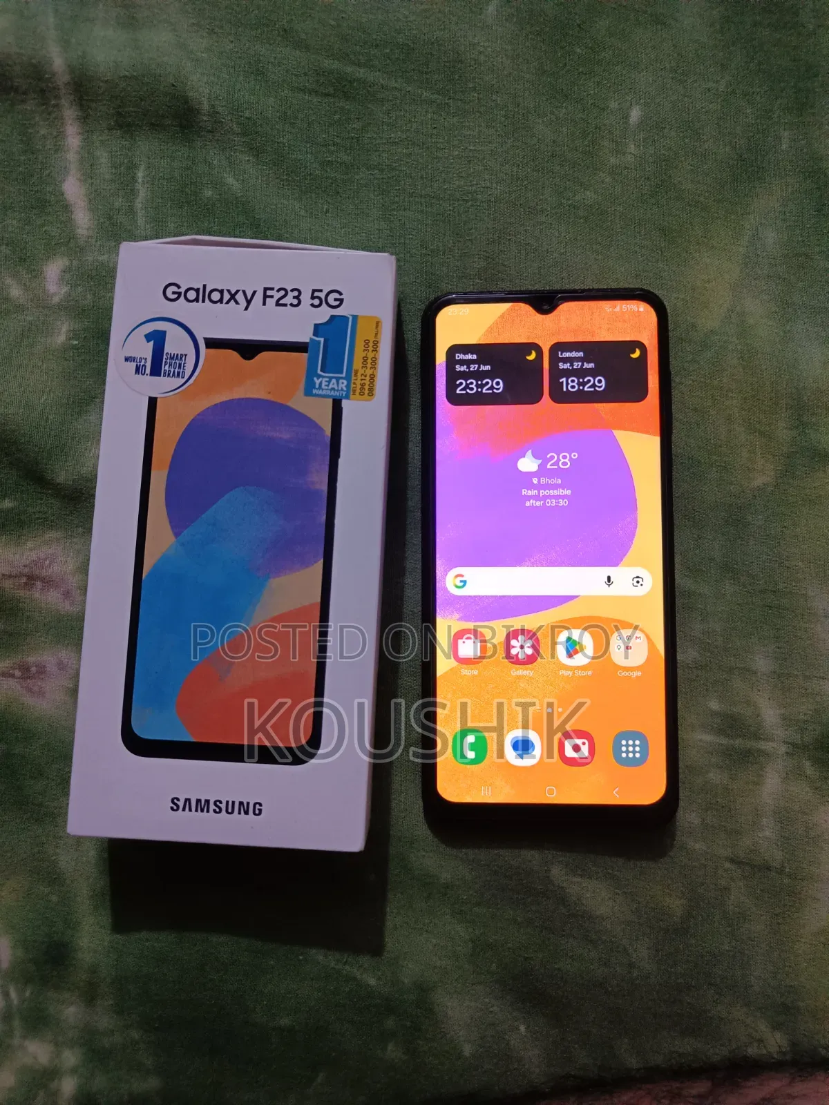 Samsung Galaxy F23 128 GB Black