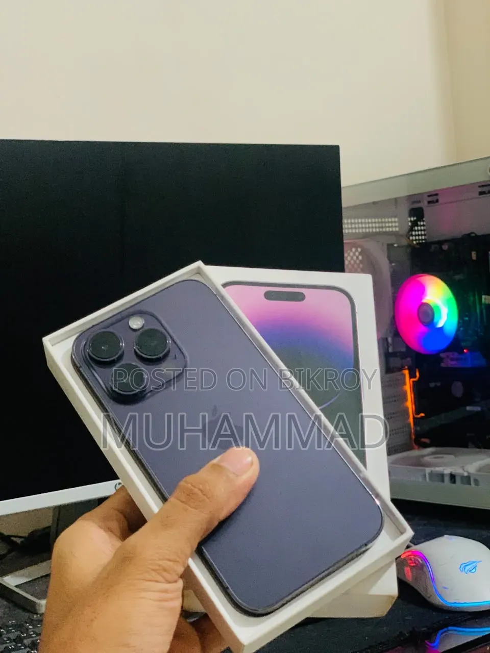 অ্যাপল আইফোন ১৪ প্রো ১২৮ জিবি পার্পল