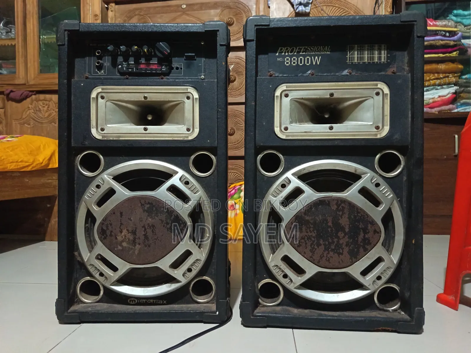 Micromax MHSN-40 Dj Wood Bookshelf Bluetooth Speaker