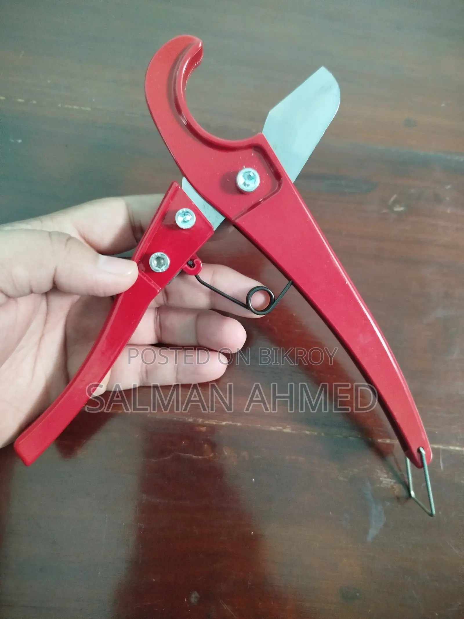Tube Cutter One-Hand Professional 1.2 Inch Cutter PVC Scissor Ct-1063.