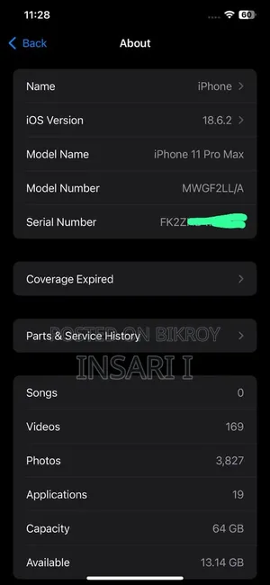 Apple iPhone 11 Pro Max 64 GB Gray