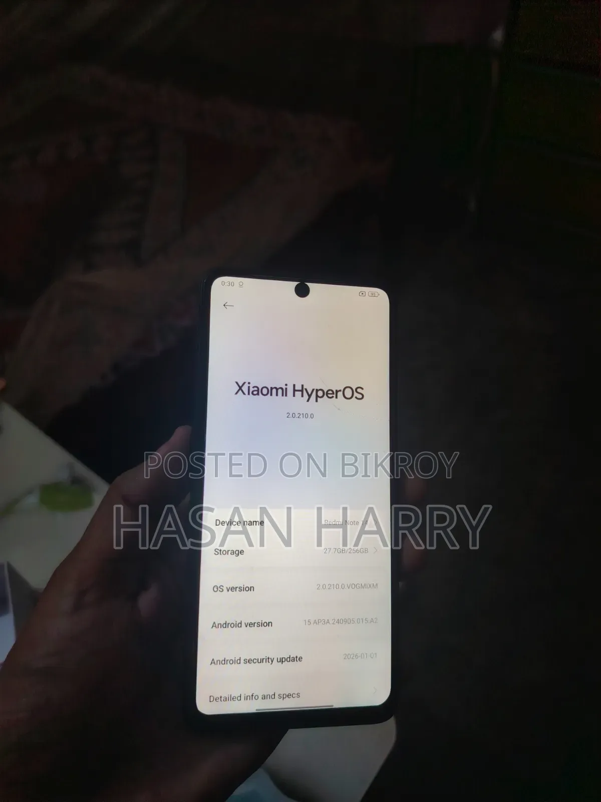Xiaomi Redmi Note 14 5G 256 GB Black