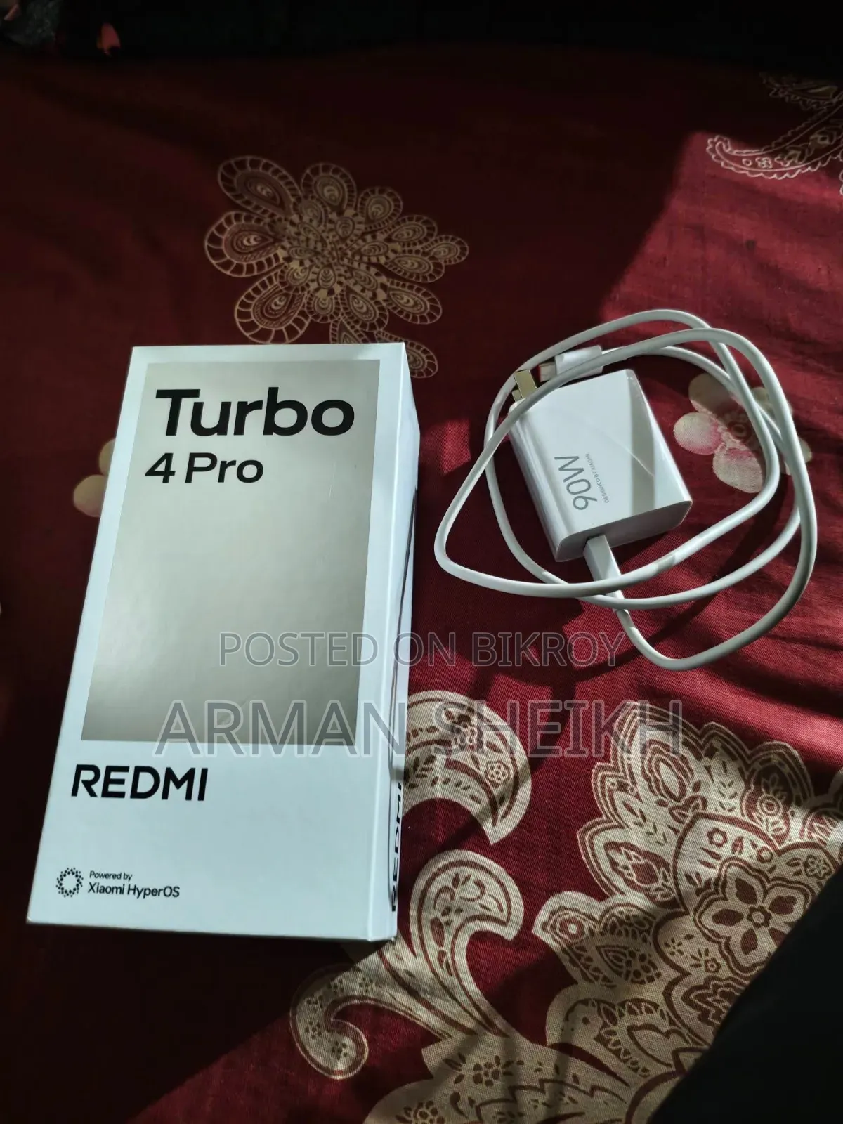 শাওমি রেডমি টার্বো ৪ প্রো ২৫৬ জিবি সাদা