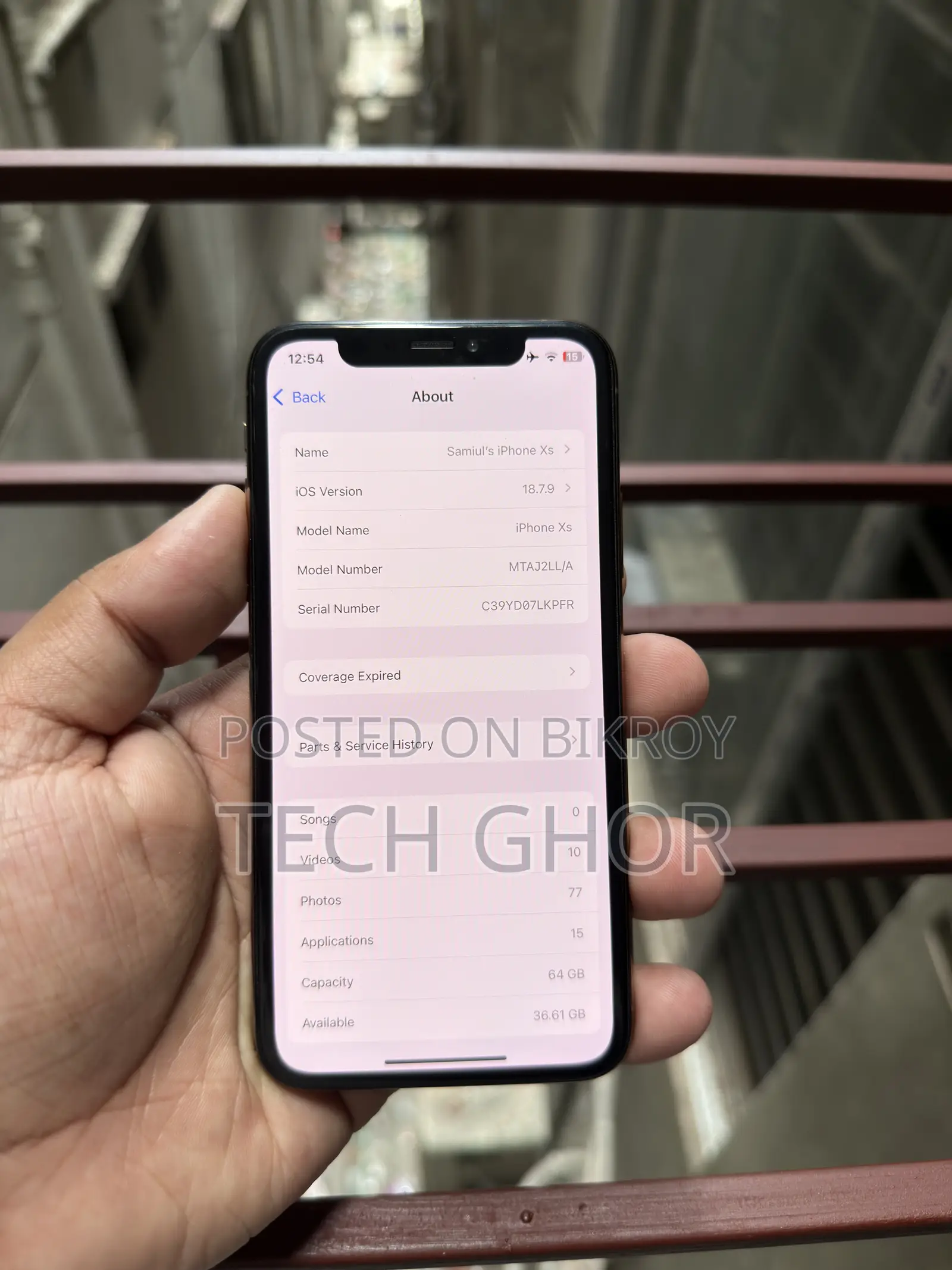 Apple iPhone XS 64 GB Gold